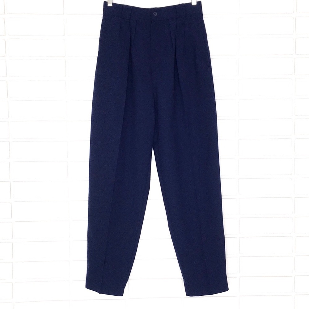 Christy Girl | VINTAGE Navy Blue 14” Rise Trousers